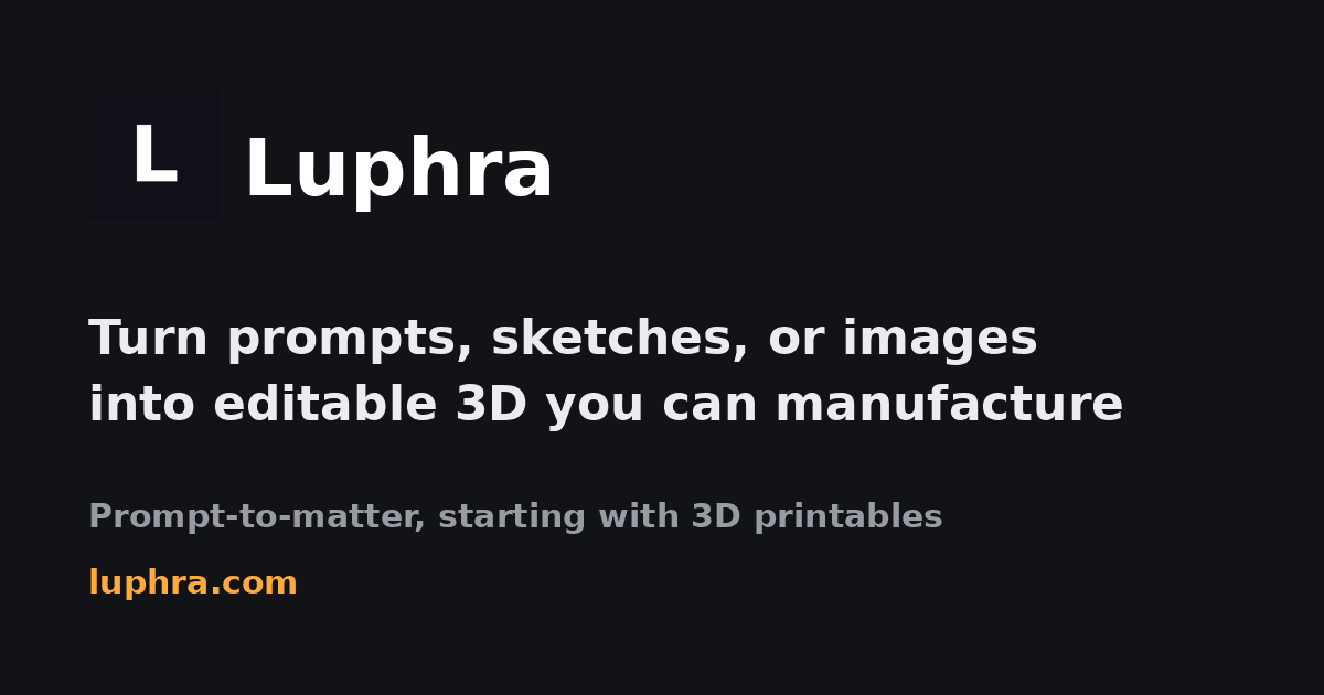 Luphra - Tool preview