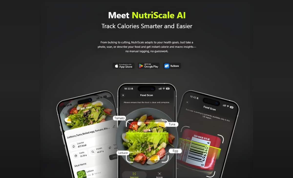 Nutriscale AI - Tool preview
