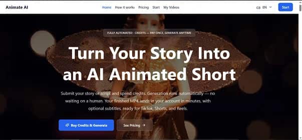 Animate AI Video - Tool preview