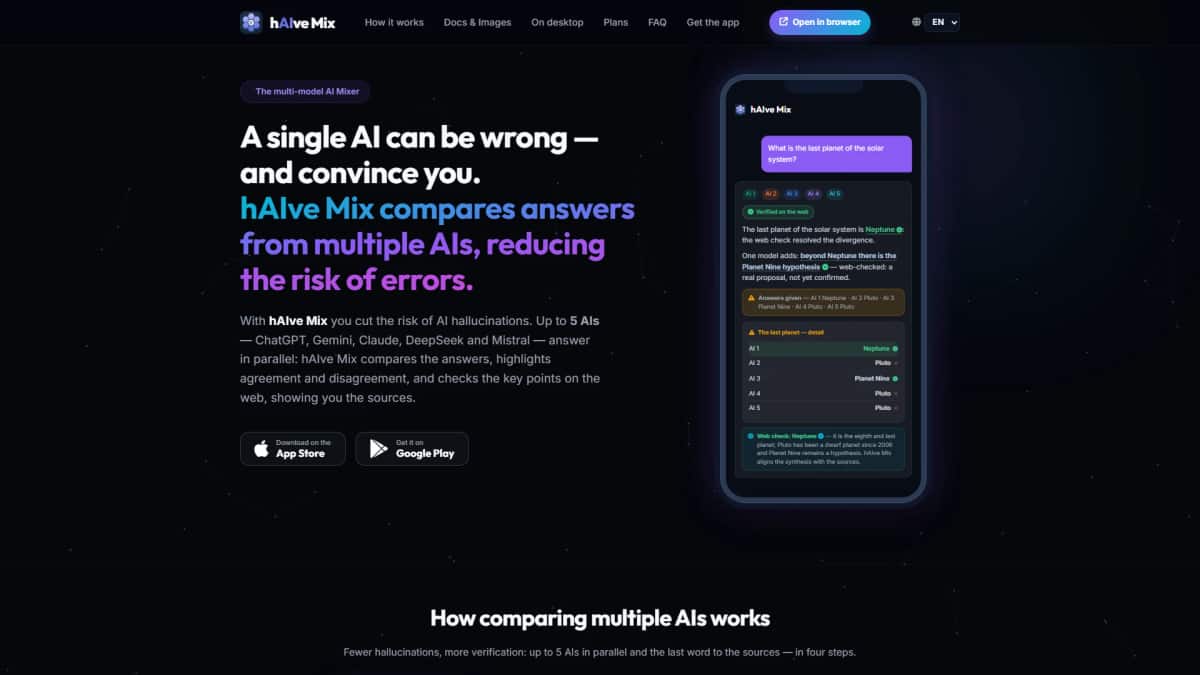 hAIve Mix - Tool preview