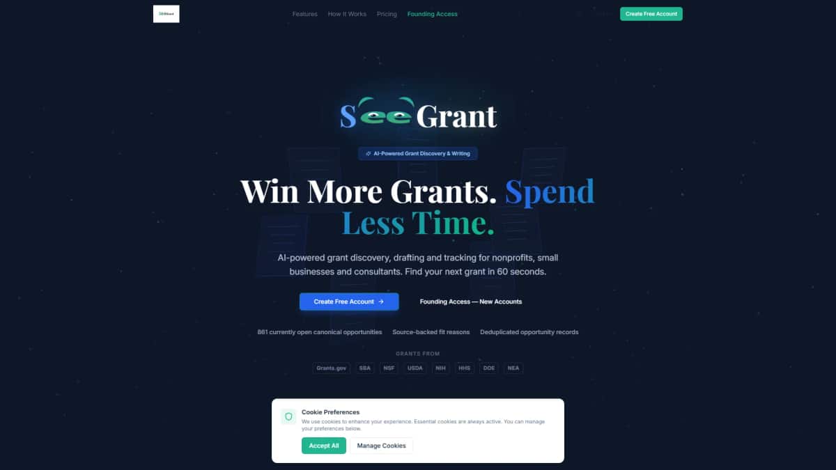 SeeGrant - Tool preview