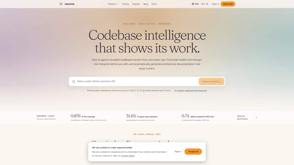 Repowise - Tool preview