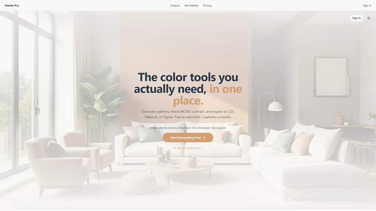 Palette Pro - Tool preview
