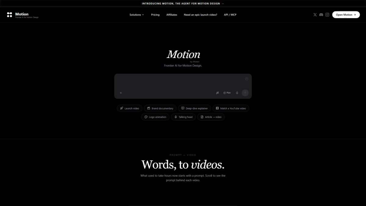 Motion.so - Tool preview