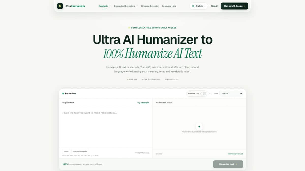 UltraHumanizer - Tool preview