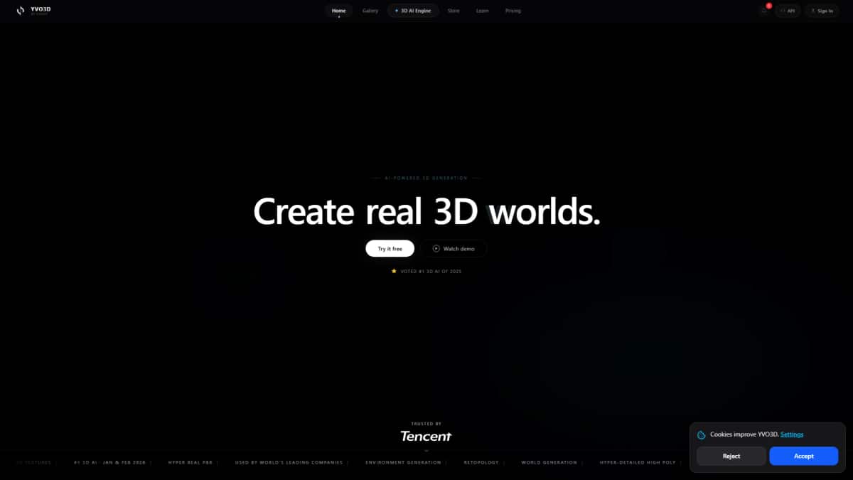 Yvo3D - Tool preview