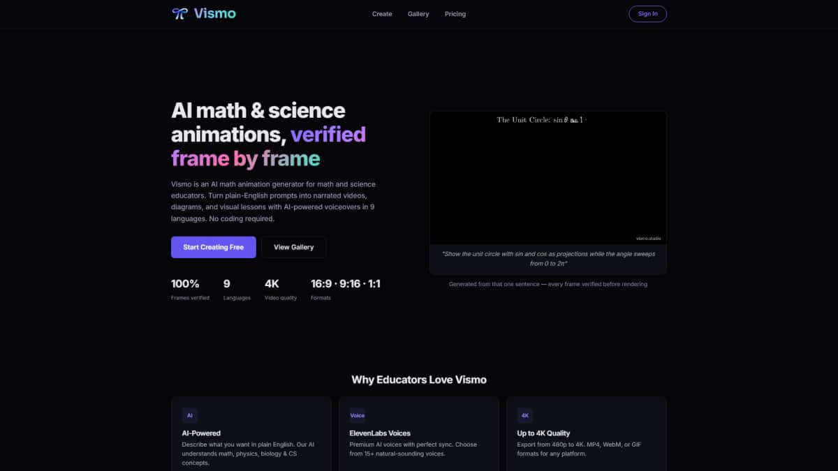 Vismo - Tool preview