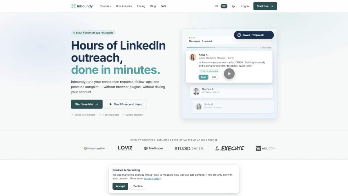 Inboundy - Tool preview