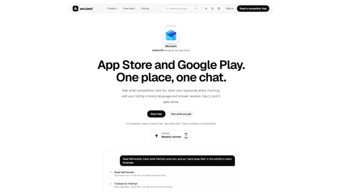 aso.best - Tool preview