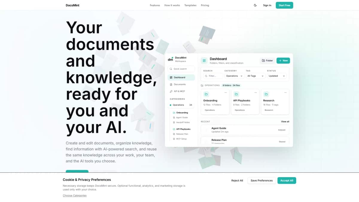 DocsMint - Tool preview