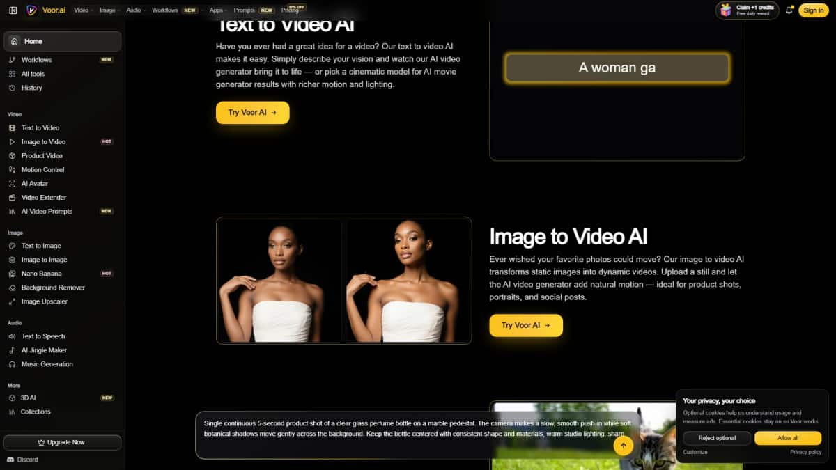 Voor AI - Tool preview