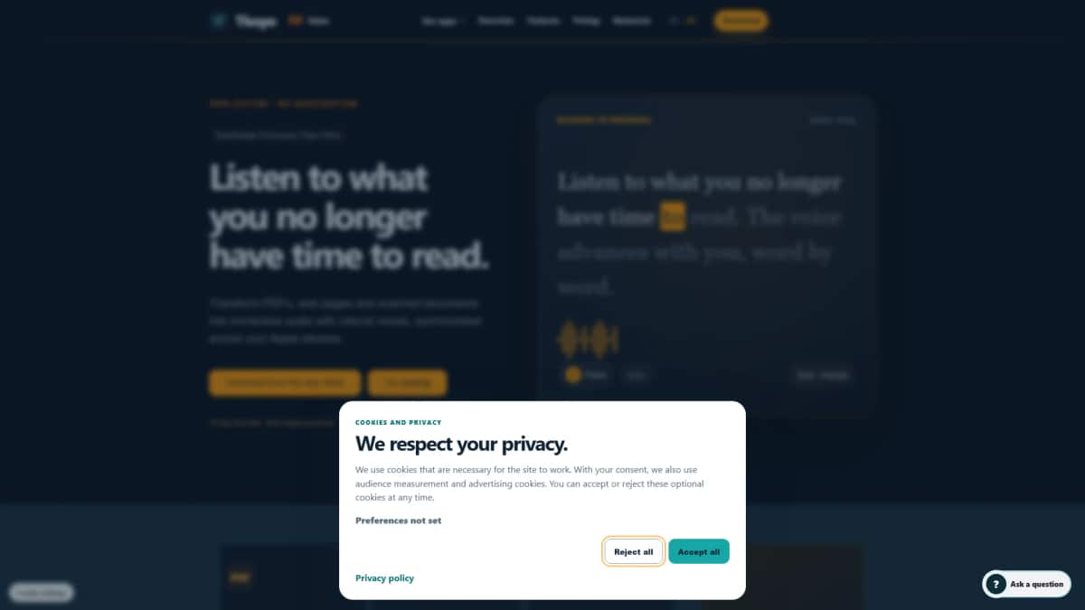 Tissyo Voice - Tool preview