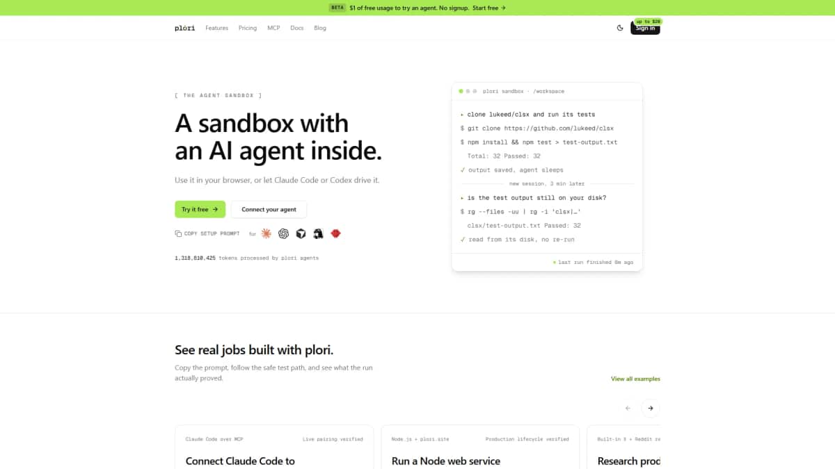 plori - Tool preview