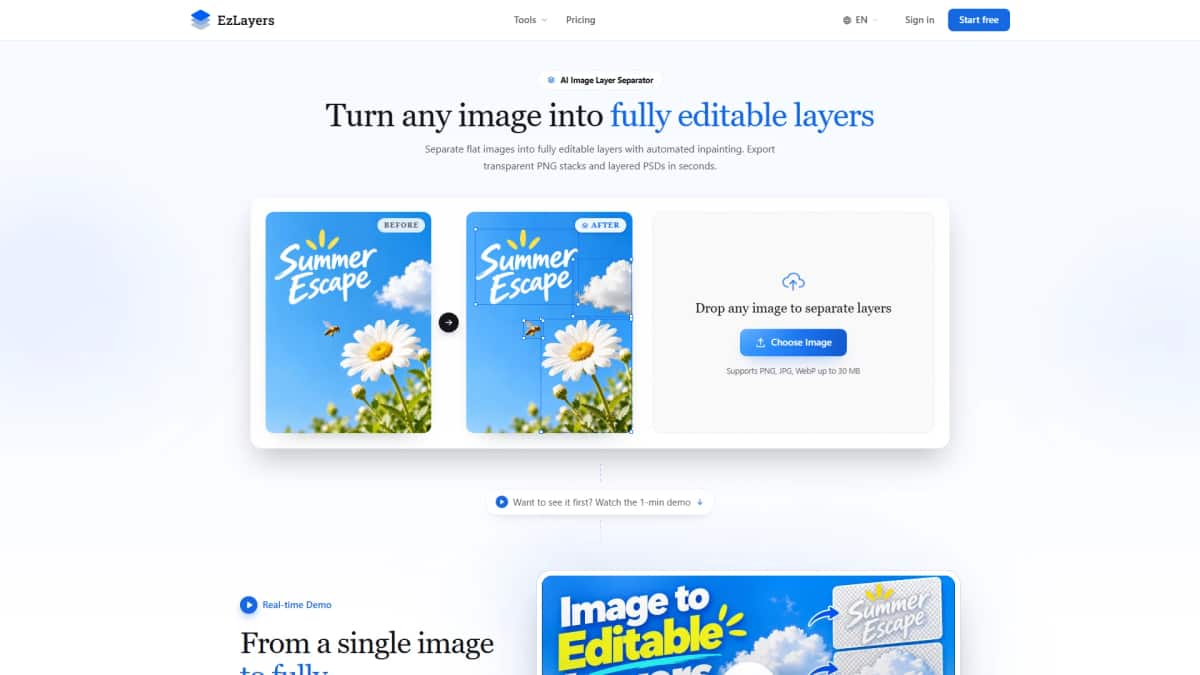 EzLayers - Tool preview