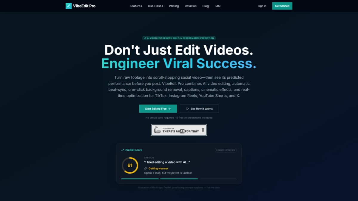 VibeEdit Pro - Tool preview