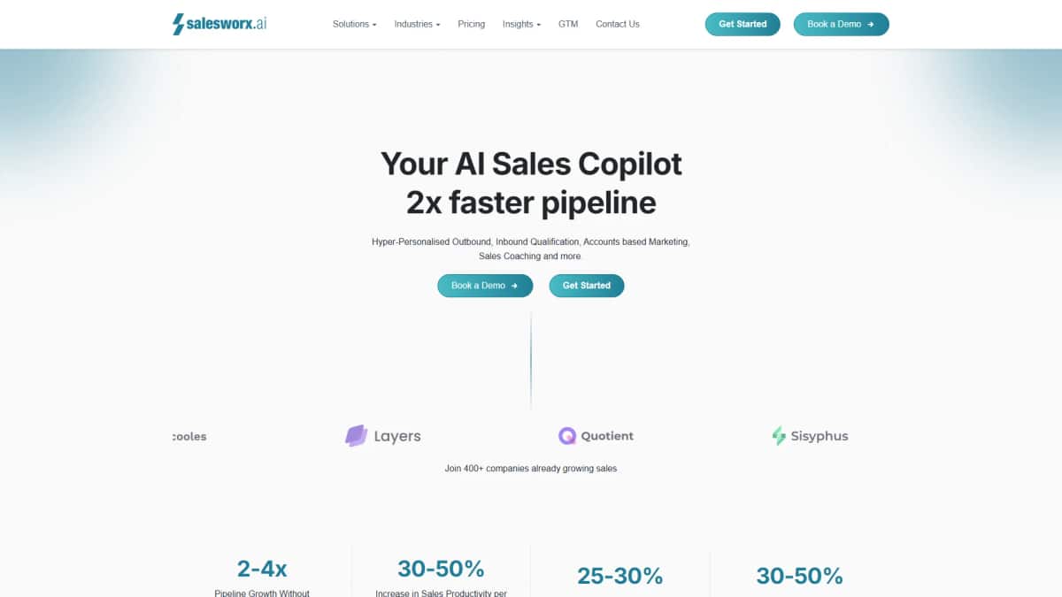 Salesworx.ai - Tool preview