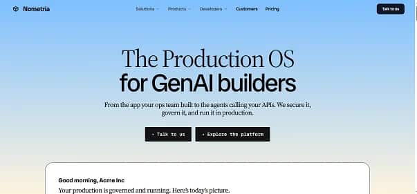 Nometria - Tool preview