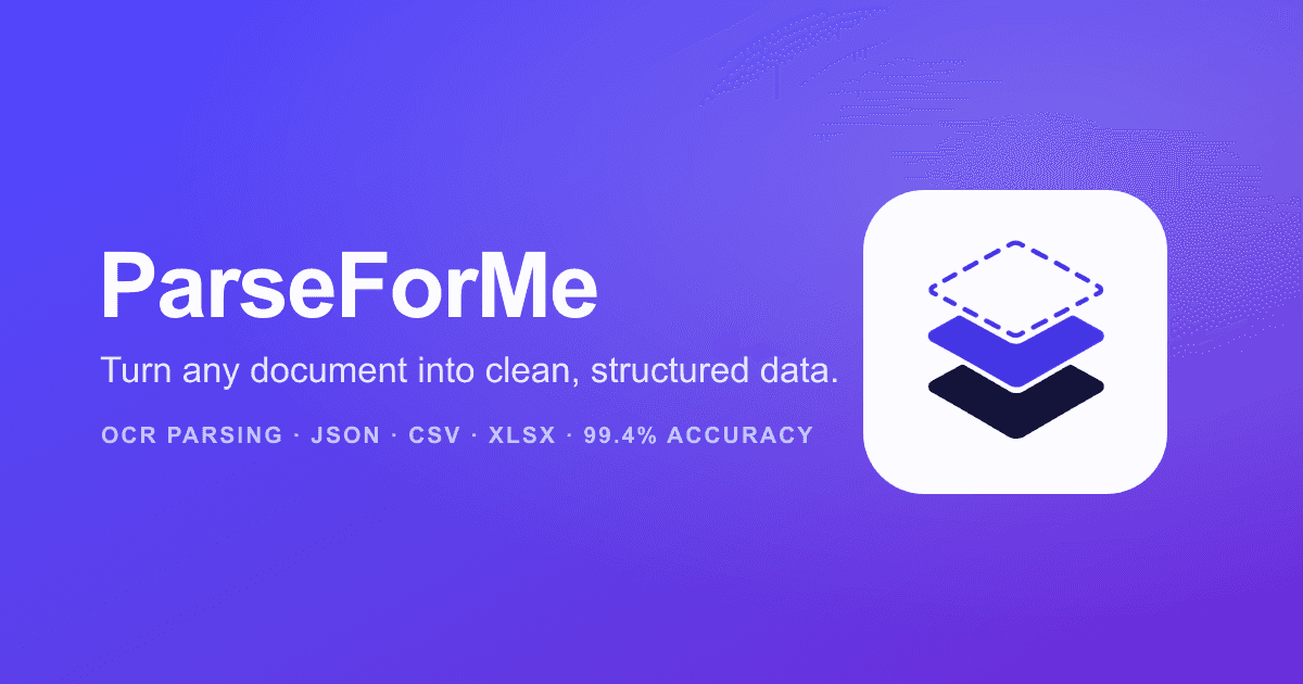 ParseForMe - Tool preview