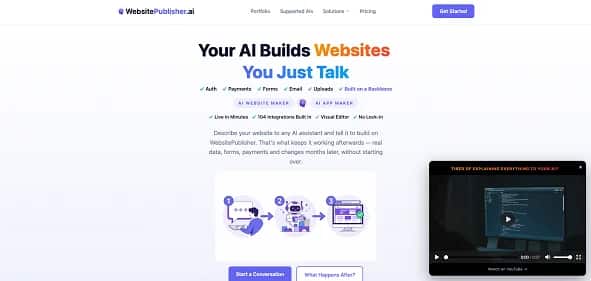 WebsitePublisher.ai - Tool preview