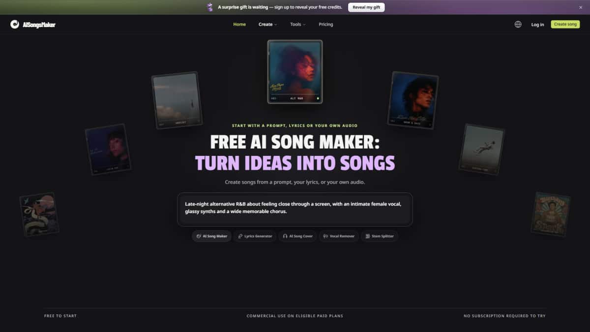 AISongsMaker - Tool preview
