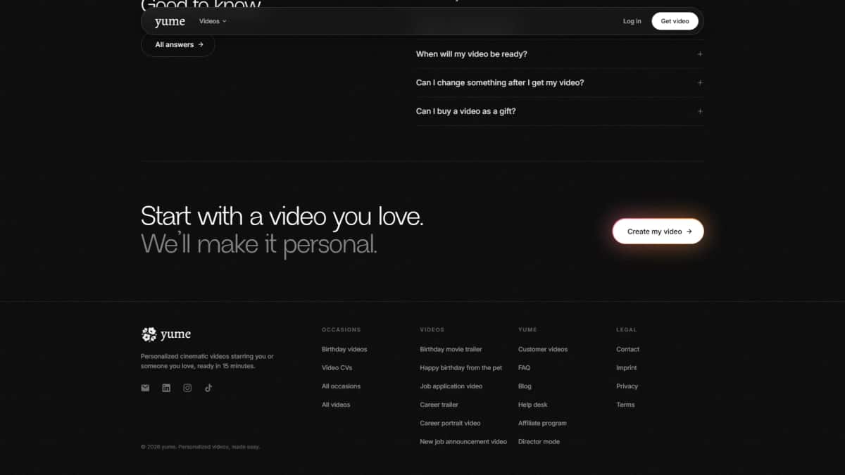 Yume_Video - Tool preview