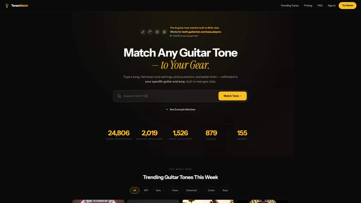 TonesMatch - Tool preview
