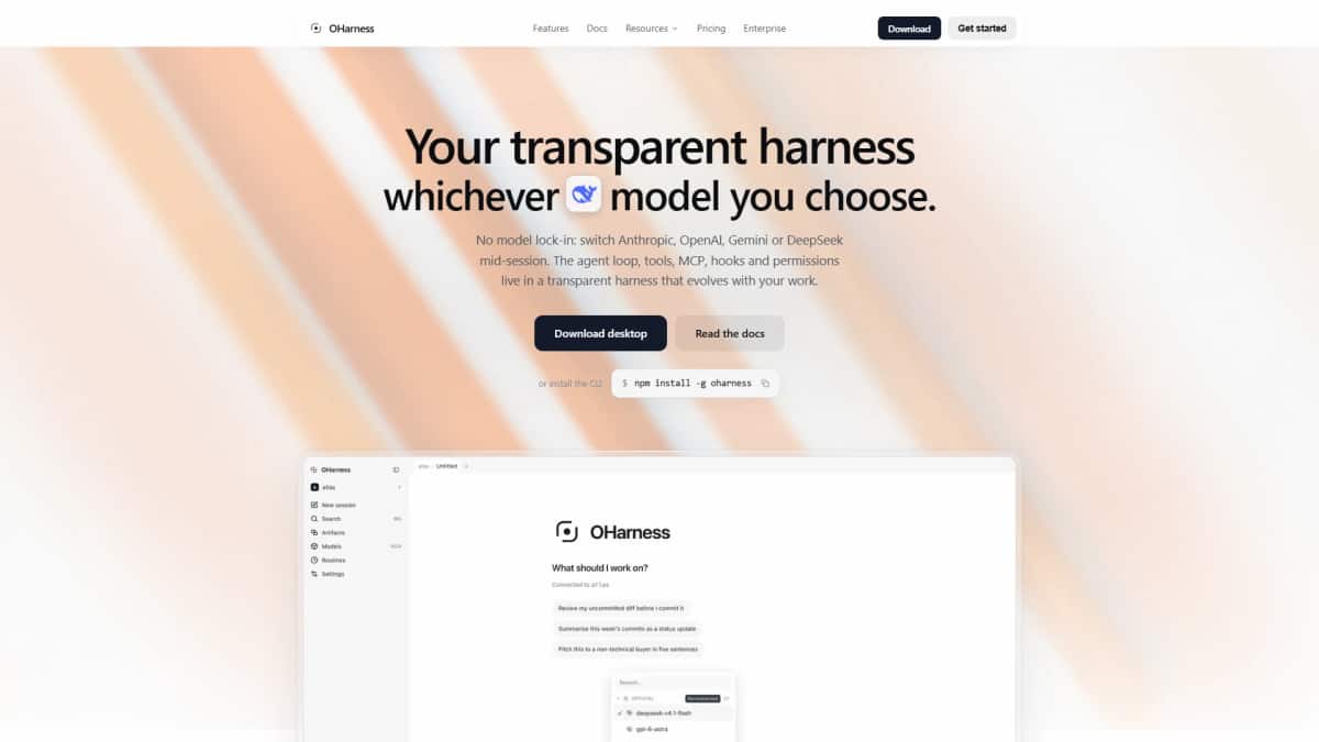 OHarness - Tool preview