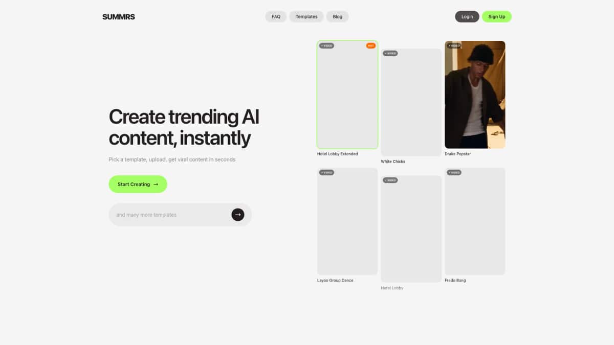 Summrs - Tool preview