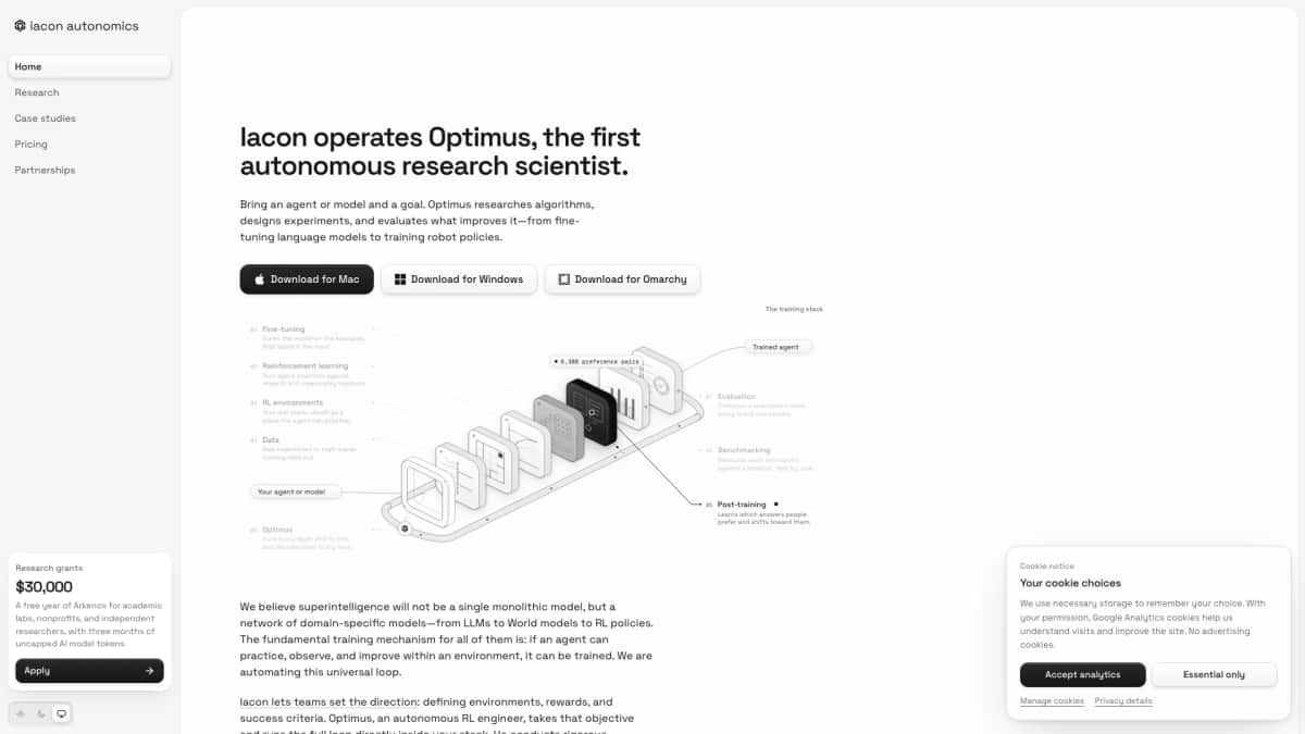 Iacon Autonomics - Tool preview