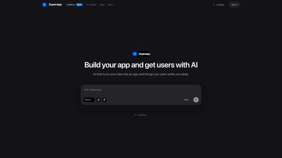 Superapp - Tool preview