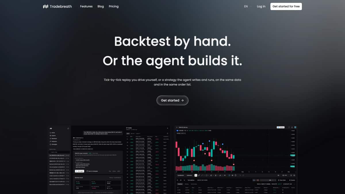 Tradebreath - Tool preview