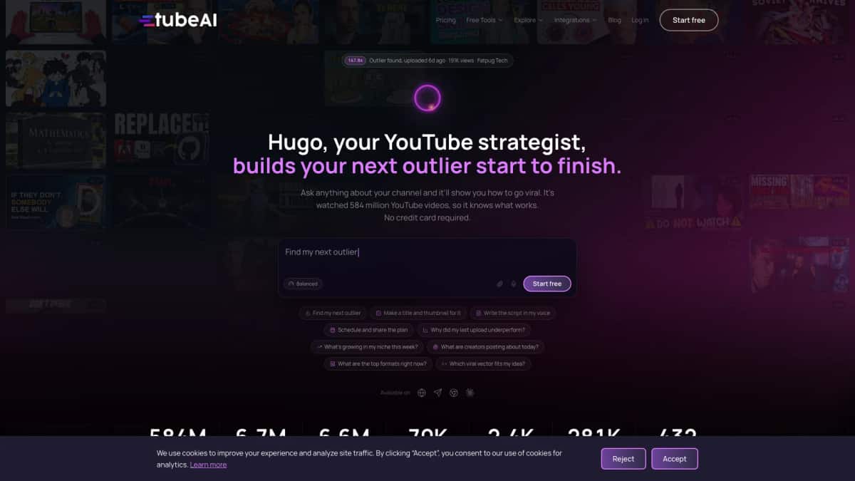 TubeAI - Tool preview