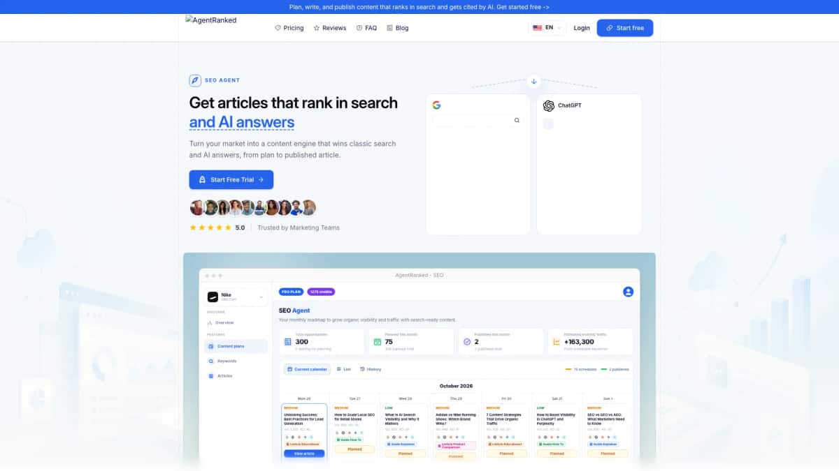 AgentRanked - Tool preview