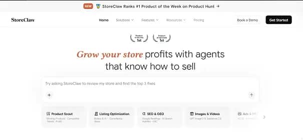 StoreClaw - Tool preview