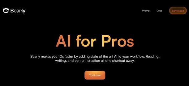 Bearly AI - Tool thumbnail
