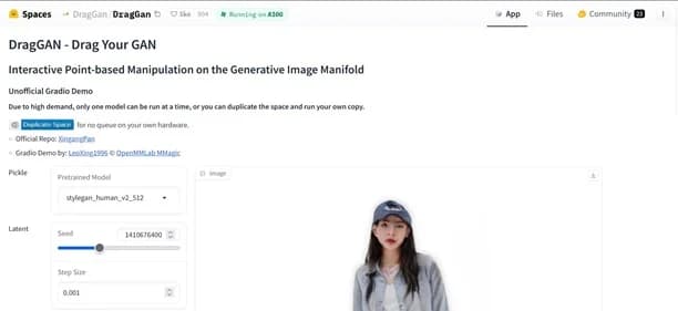 DragGan AI - Tool thumbnail