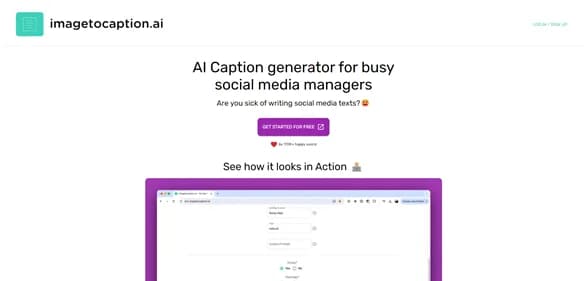ImageToCaption AI - Tool thumbnail