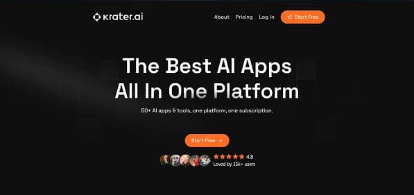 Krater AI - Tool thumbnail