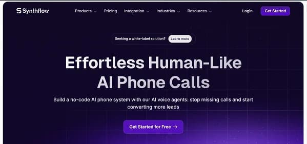 Synthflow AI - Tool thumbnail
