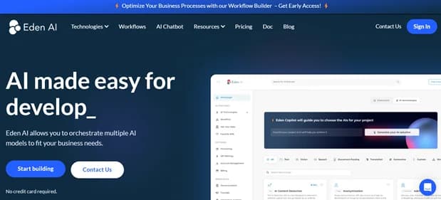 Eden AI - Tool thumbnail