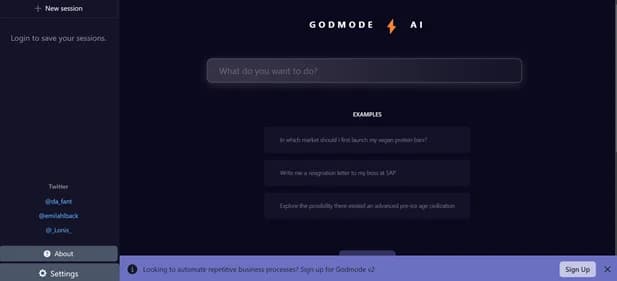 Godmode AI - Tool thumbnail