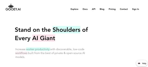 Gooey AI - Tool thumbnail