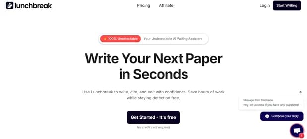 Lunchbreak AI - Tool thumbnail