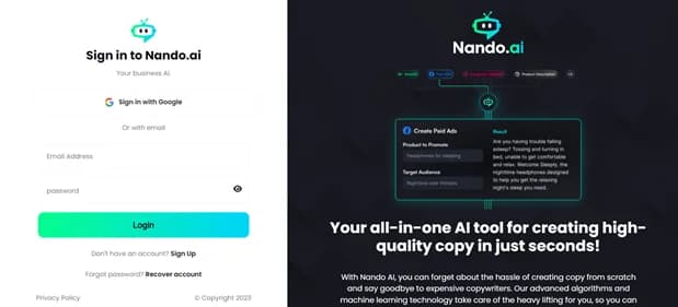 Nando AI - Tool thumbnail