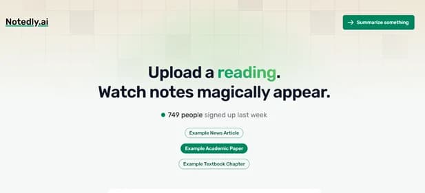 Notedly AI - Tool thumbnail