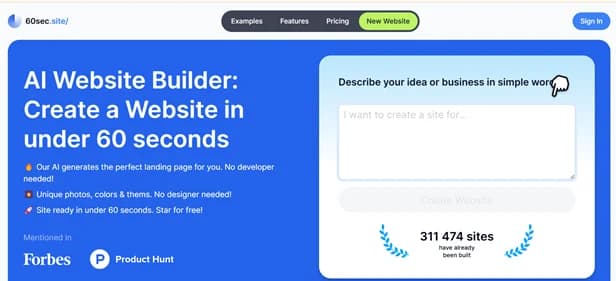 60Sec Site thumbnail