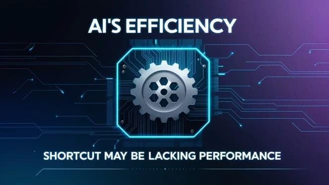 AI’s Efficiency Shortcut May Be Lacking Performance