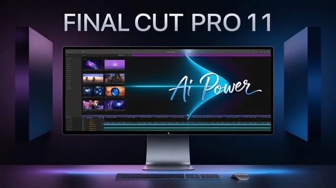 Apple’s Final Cut Pro 11 Is Now Live with AI Power