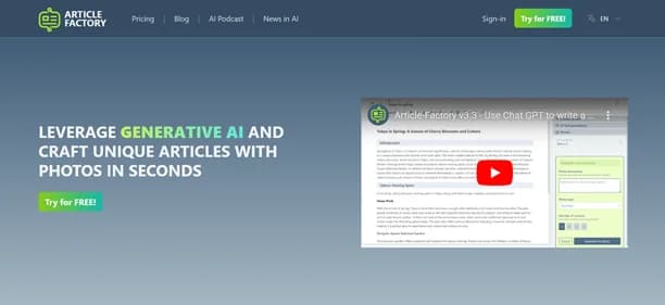 Article Factory - Tool thumbnail