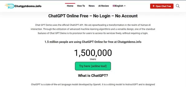 Chat GPT Demo - Tool thumbnail